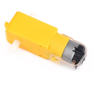 Motore elettrico DC + plastica TT ruota del motore 3-6V doppio albero ingranaggio motore TT magnetico del cambio motore per Arduino Smart Car - Product Image 2