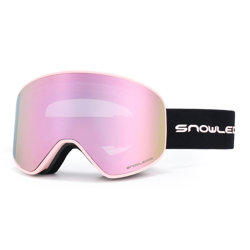 Glossy Chameleon Purple / Double gray lens with full purple
