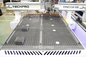 Máquina para hacer puertas de gabinetes de madera, eje giratorio de 4 ejes, husillo Horizontal, cambiador automático de herramientas, enrutador Cnc - Product Image 5