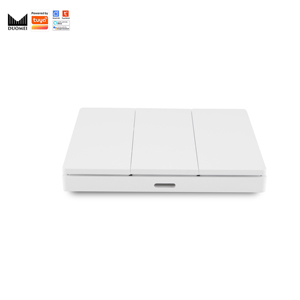 DUOMEI OEMスマートウォールスイッチ低価格1/2/3/4/6ギャングプッシュボタン10アンプリモコンZigbeeスイッチTuyaスマート用