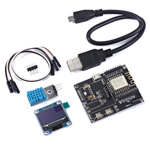 P8266 scheda di sviluppo IoT + sensore di umidità DHT11 + 0.96 oled Display SDK ESP-12F programmazione modulo Wifi piccola scheda di sistema