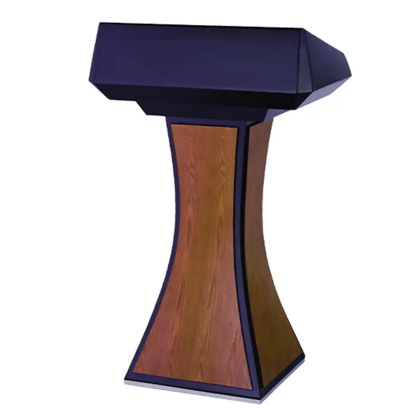 Cordão de madeira profissional para igreja, design de podio