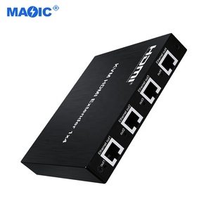 新到货KVM HDMI扩展器1x4 1进4出1080p以太网扩展器支持USB，带切换器的键盘150m 200m 300m - Product Image 3