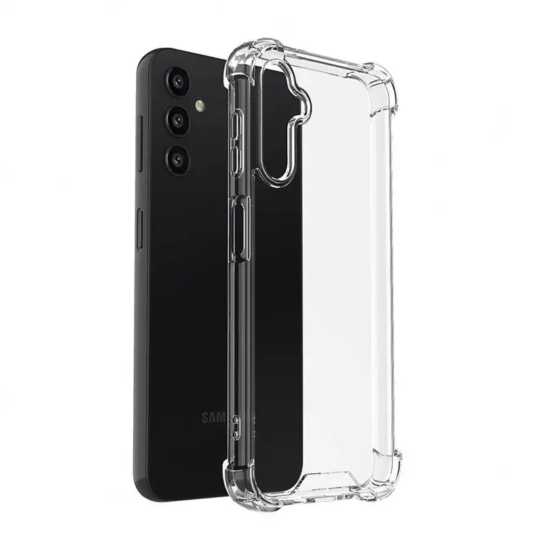 Fundas a prueba de golpes baratas de fábrica de 1,0mm, cubierta de teléfono móvil de acrílico duro TPU para Samsung A05 A05S A15 S24 A35 A55, funda transparente