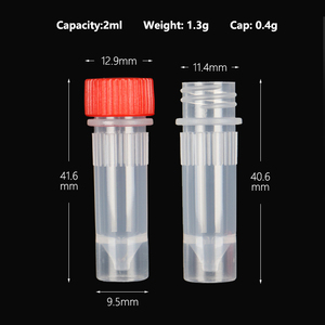 2ml 5ml 10ml 20ml 30ml 50mlコニカルVボトムラウンド液体医療検査核酸抽出チューブプラスチックPP遠心チューブ - Product Image 3