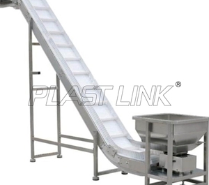 带挡板的倾斜塑料模块化带式输送机系统，用于废纸和瓶子处理 - Product Image 2