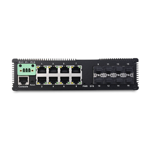 OEM kabul 10 port endüstriyel POE ethernet anahtarı 48V DC 8-PORT 10/100/1000BASE-TX + 2-PORT 1000BASE-FX endüstriyel ETHERNET SWI - Product Image 4