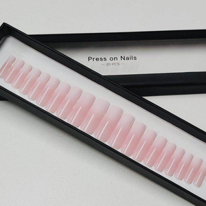 2021มาใหม่ค่อยเป็นค่อยไปเปลี่ยนแปลง Ombre กดออกแบบบนเล็บเคล็ดลับปลอมกดบนเล็บ - Product Image 1