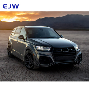Ön ve arka tamponlar, yan etekler, tekerlek kemerleri, vb dahil olmak üzere 16-19 Audi Q7 yükseltilmiş ABT fiberglas gövde kiti için uygundur - Product Image 3