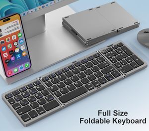 Trading CE ricaricabile pieghevole senza fili mini tastiera portatile pieghevole tastiera bluetooth per tablet android - Product Image 4