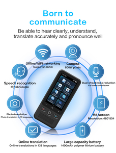 Mini Offline Language Sprach übersetzer übersetzt sofort Travel Language Translator Device T18 - Product Image 3