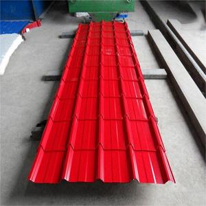 低价预涂PPGI彩色屋顶板屋面瓦涂层波纹镀锌屋顶板 - Product Image 2