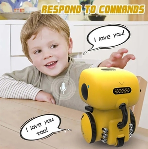 Sensor táctil de Control de voz educativo, rotación interactiva inteligente, baile electrónico, repetición parlante, lindo Robot juguetes para niños - Product Image 6