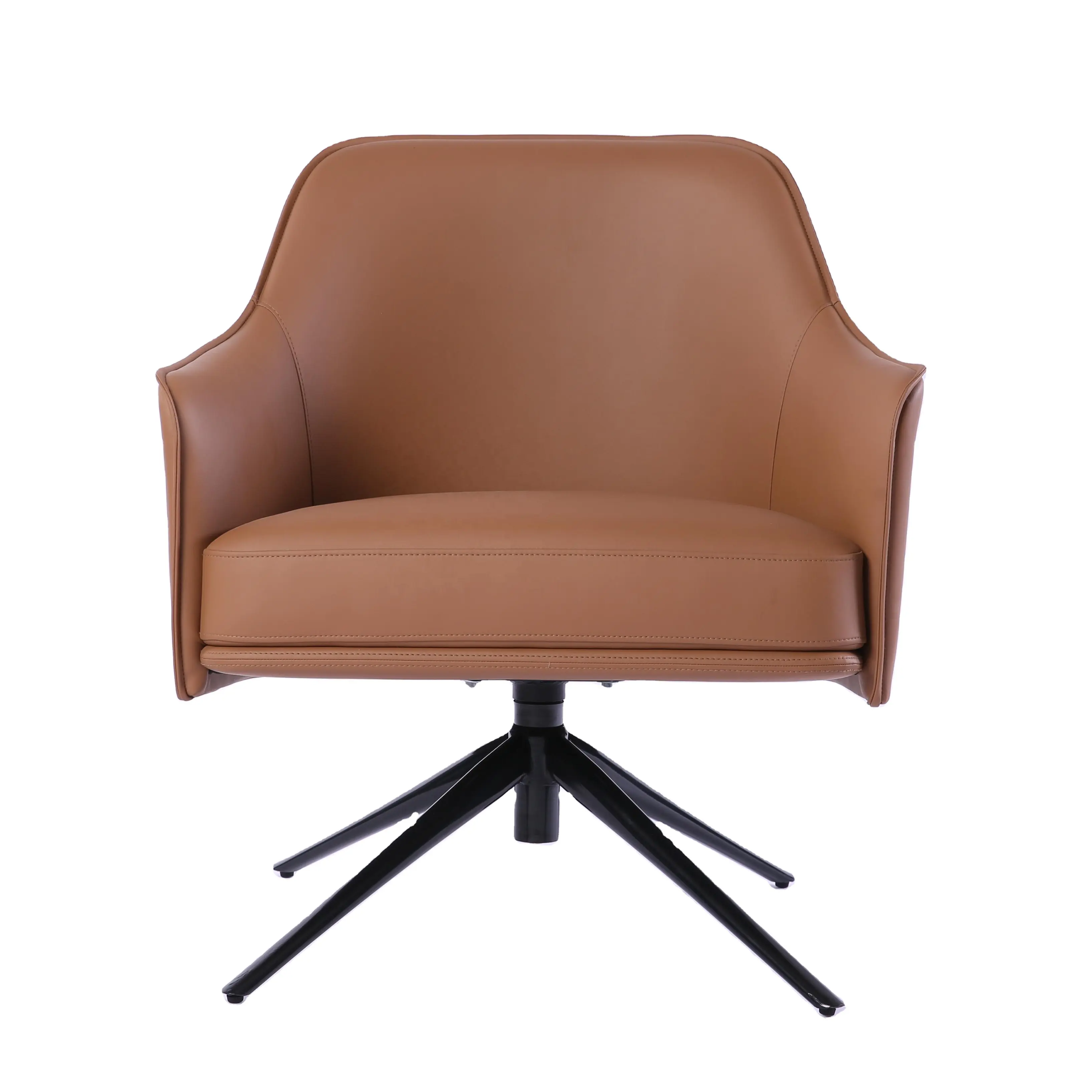 Mobili classici per la casa di lusso sedie a sdraio in pelle moderna per il tempo libero marrone poltrona soggiorno