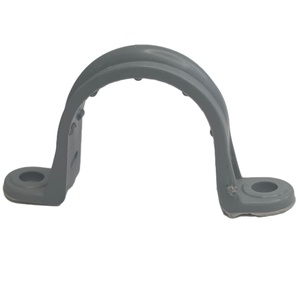 1/2 " - 3" PVCパイプストラップ2穴プラスチック製コンジットストラップパイプクランプPVCクリップPVCパイプ取り付けブラケットケーブル用 - Product Image 3