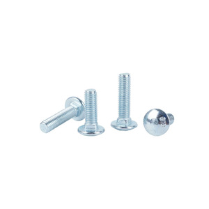 Fastener Factory Direct Sales Galvanized <strong>Carriage</strong> <strong>Bolt</strong> Flat Round Head <strong>Bolts</strong> Round Head Oval <strong>Neck</strong> <strong>Carriage</strong> <strong>Bolt</strong>