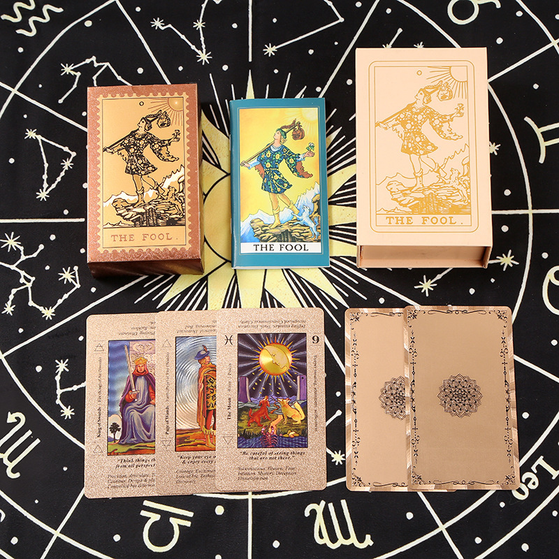 Coffret cadeau tarot lotus rose