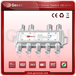 DiSEqC สวิทช์8ใน1 GD-81B /Diseqc 2.0สวิทช์ /Diseqc 8X1 - Product Image 2