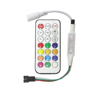Мини 21 ключ Инфракрасный беспроводной RGB светодиодные полосы света пульт дистанционного управления для WS2811 WS2812B Светодиодные полосы света DC 5-24V - Product Image 4