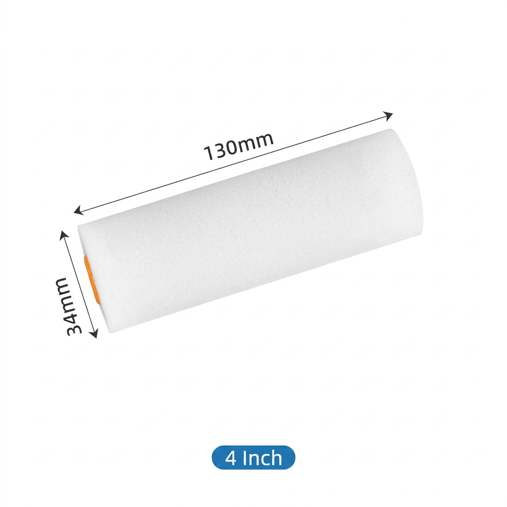 Tête de brosse blanche de 4 pouces