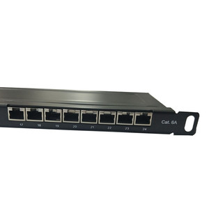 Panel de conexión de red FTP RJ45 Socket 8P8C LAN 1U 25 puertos Panel de conexión Bloque de terminales Cat6a - Product Image 4
