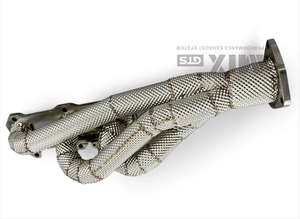 High Flow Exhaust Manifold with Heat Shield for Mazda RX8 <strong>1</strong>.3 2003-2008 Exhaust System <strong>Header</strong> Changer - Product Image 2