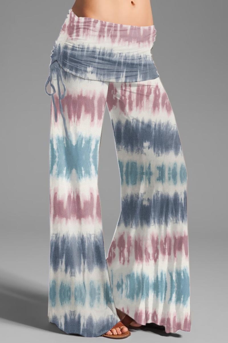 Bleu clair-marron clair-blanc