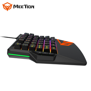 MeeTion CO015 Günstige UK Layout Wired Gamer Controller Konverter Adapter Hintergrund beleuchtete Einhand-Gaming-Tastatur und Maus Combo - Product Image 3
