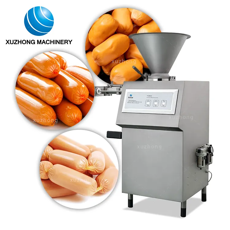 Machine électrique commerciale pour fabriquer des saucisses, entièrement automatique, appareil à torsion la viande
