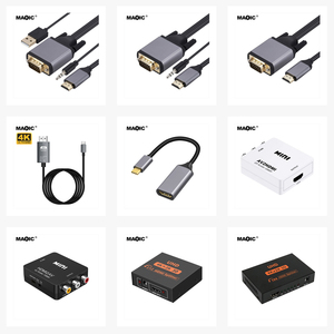 1080P 4K 8K HDMI至VGA影音显示端口类型-C USB C电缆适配器转换器，用于电脑笔记本电脑手机监控投影仪 - Product Image 4