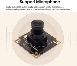 ELP 2MP IMX323微光0.01Lux 1080P全高清H.264迷你Usb摄像头模块，用于机器人机器视觉、视频监控 - Product Image 4