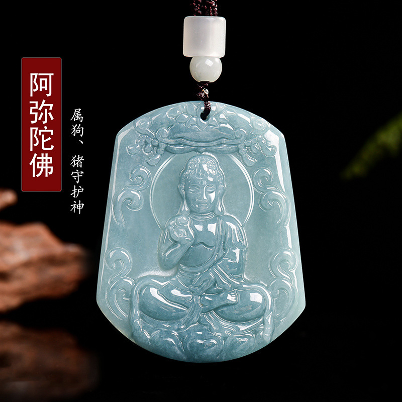 garde-cochon Amitabha-chien bleu clair