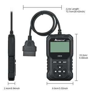AERMOTOR V410 OBD2スーパーオートスキャナー車のトラブルコードルックアップエンジンアナライザー車と車の診断 - Product Image 3