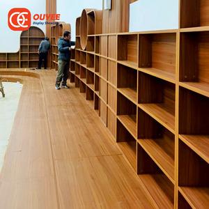 High End Loja Design Vitrine Prateleiras Luminárias Livraria Moderna Livros Biblioteca Design Escola Mobiliário - Product Image 2