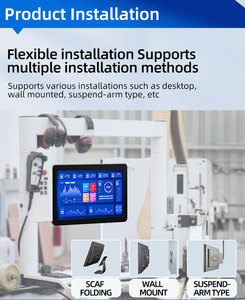 Desktop All in One PC 21.5 Inch PCAP Touchscreen <strong>Android</strong> <strong>Computer</strong> <strong>Embedded</strong> <strong>Computer</strong> With 3mm Waterproof Tempered Glass