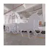 Luxury White Candy Carriage Wedding Decoration Acrylic Carriage Candy Cart for Wedding Decorations