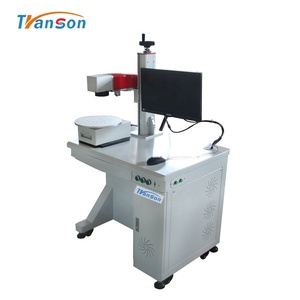Transon Raycus 20W Metal el aletleri el sanatları kalem lazer markalama makinesi için kalem yuvarlak döner çalışma tezgahı - Product Image 3