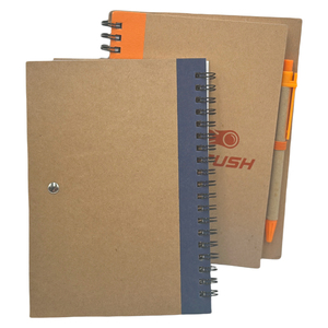 Wholesale Eco Custom Kraft Paper <strong>Notebook</strong> A5 Kraft Ntoebooks Kraft Paper Cover <strong>Notebook</strong> Spiral - Product Image 3