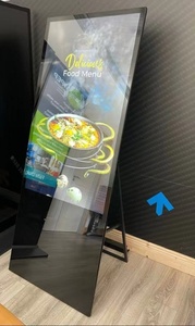 43-дюймовый Android подвижный дисплей напольная подставка плакат цифровой сенсорный экран монитора рекламных плееров дисплей Портативный ЖК-дисплей - Product Image 4