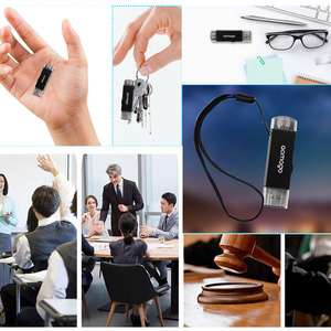 Aomago Custom Mini 16GB USB Flash Drive Super Long Time Recording Voice <strong>Recorder</strong> with AVR Audio Durable Metal Material - Product Image 6