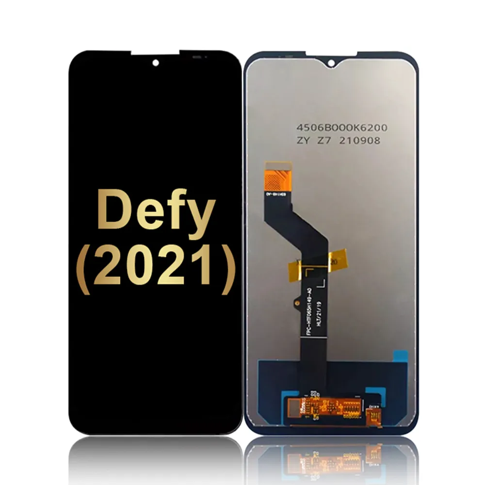 LCD Pantalla交換用ディスプレイタッチスクリーンデジタイザーアセンブリMoto E 2020 E5 E6 Plus E6i Defy2021用Lcdデジタルモニター