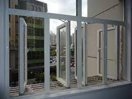 Izgara tasarımı ile dikey kanatlı pencere en popüler çin fabrika fiyat PVC ev kapıları Windows 3 Panel üçlü PVC - Product Image 4