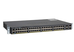 For Cisco 2960x 48TS/FPS-L Managed Ethernet Switch 48 Port 4x1G SFP IP Lite POE VLAN Stackable SNMP QoS in Stock