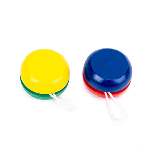 Wholesale Wooden <strong>Yo</strong>-<strong>yo</strong> for Kids Cheaper Promotional Customization Classic Functional <strong>Toys</strong>