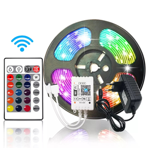 แถบไฟ LED สมาร์ทโฟน Alexa ควบคุมด้วย IP65สี RGB 5050ยาว5ม. 10ม. กันน้ำ WiFi ไร้สาย - Product Image 3