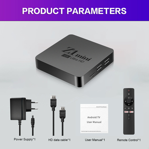 Quanzhi H313 Z1mini Android 10 เครือข่ายชุดกล่อง 2G + 16G Dual WiFi 4K HDกล่องทีวีAllwinner H313 Quad Coreโปรเซสเซอร์ - Product Image 2