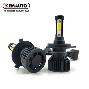 Auto <strong>LED</strong> Lighting System V7 H7 H11 H4 9006 Bus Headlamps 4 Sides 12V Vehicle Cars <strong>LED</strong> Headlights Bulb Shape <strong>Code</strong> H1 - Product Image 1