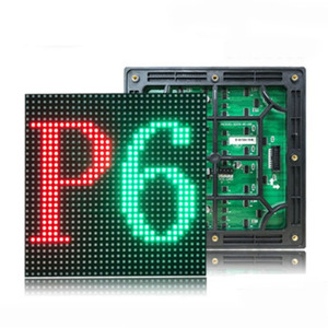 โมดูลนำ P6 SMD 3535โมดูลนำสีเต็มรูปแบบสำหรับแผงสัญญาณ LED