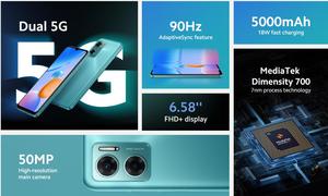 Global Version Redmi 10 5G 6.58&quot; FHD+ Display Redmi 10 5G <strong>Mobile</strong> Phone Xiaomi Smart Phone <strong>Mobile</strong> Phone <strong>Mobile</strong> - Product Image 5