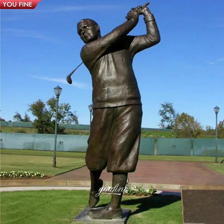 De artesanías de Metal moderno fundido de Golf de bronce estatua